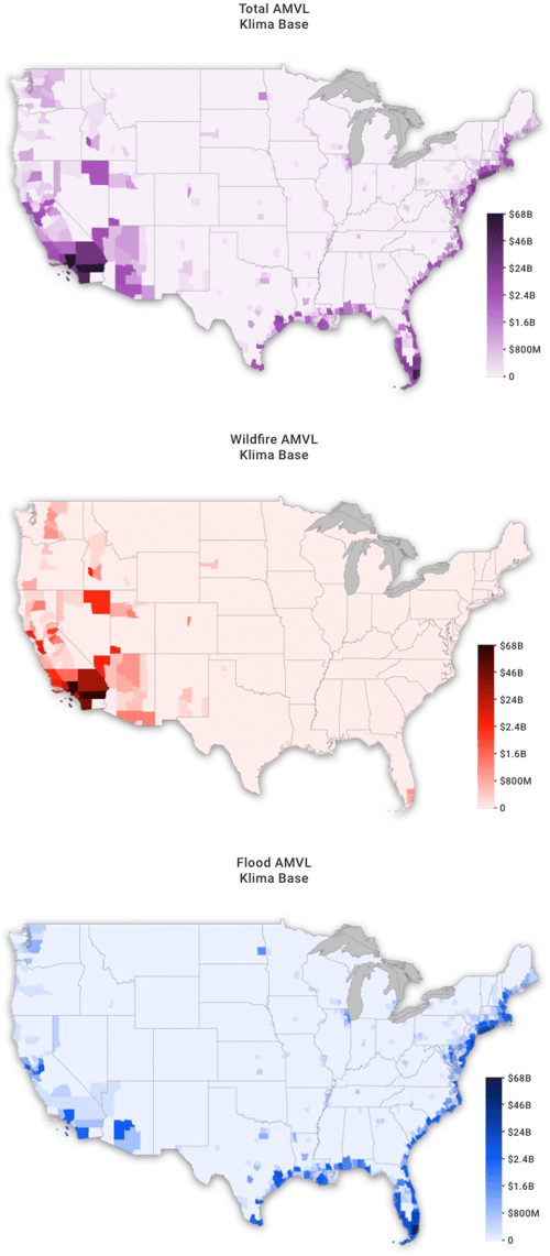 Klima Maps - Asset Market Value Loss